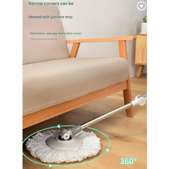 Mop Maestro 360° Magic Spin Mop with Rotary Bucket for Easy Floor Cleaning