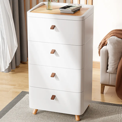 Modern Bedroom Chest of Drawers, Bedside Storage Shelves for Home