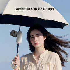 Momax 1° Go Clamp Compact Foldable Umbrella Clip Mini Fan