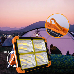 Portable Solar Charging LED Projection Camping Light with 5 Light Modes