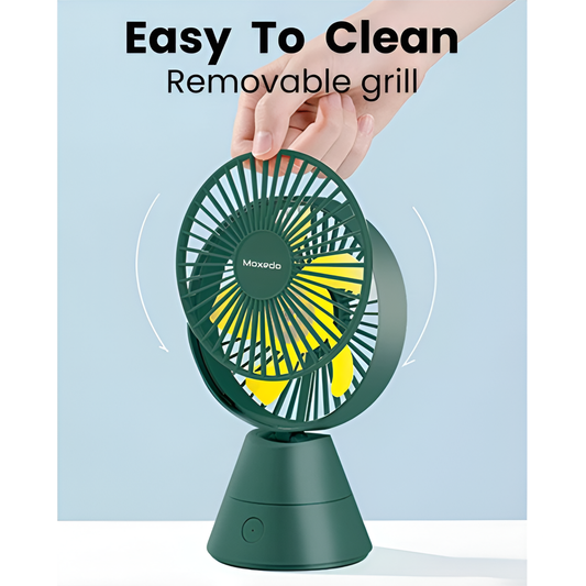 Moxedo Rechargeable Desktop Mini Portable Fan