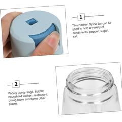 Salt and Pepper Dispenser for Kitchen, with Precise 0.5g Push Dispenser