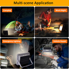 Solar LED Light with Magnetic Mount, USB Charging and IP66 Waterproof
