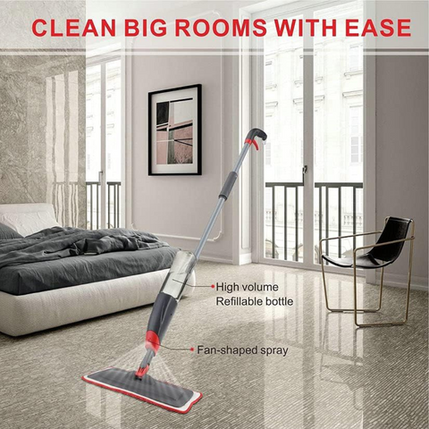 Spray Mop with Removable Microfiber Pad