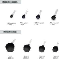 Measuring Cups and Spoons Set, Kitchen Baking Tools, Cake Making Accessories