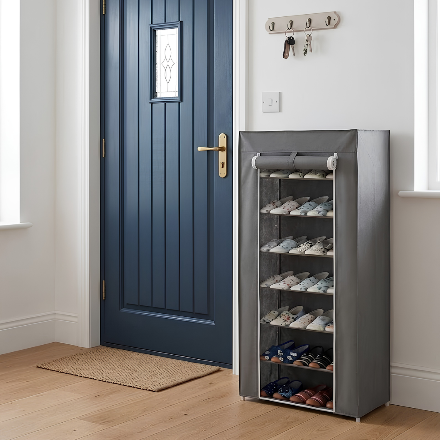 7 Layer Fabric Shoe Storage Rack