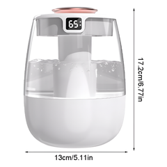 Double Spray Desktop Air Humidifier Diffuser with Night Light