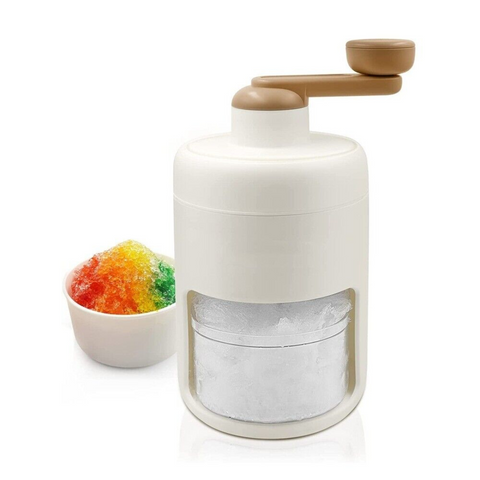 Manual Ice Crusher, Household Ice Shaver Snow Cone Maker