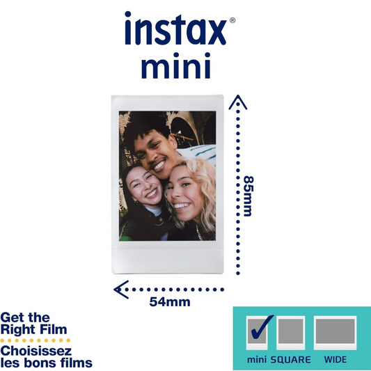 مجموعة من 10 ورقات من فيلم فوجي فيلم Instax Mini الفوري