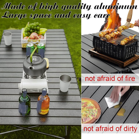 Folding Roll Up Lightweight Outdoor Camping Table