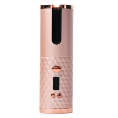 Cordless Automatic Hair Curler with Smart Display Pink
