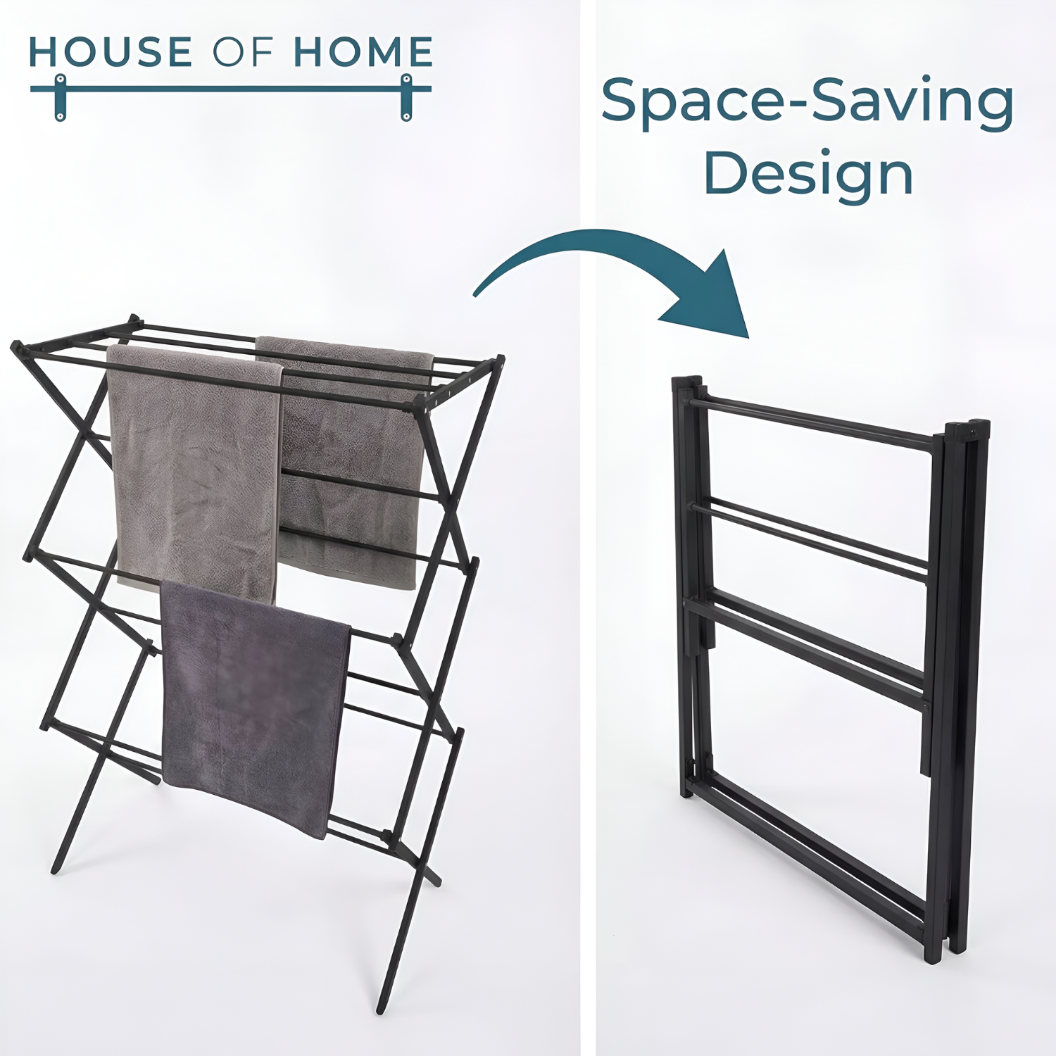 Foldable Multi Tier Clothes Drying Stand for Easy Everyday Laundry