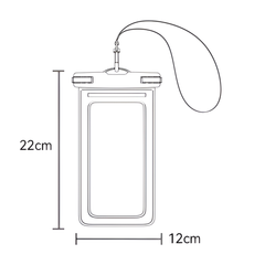Yesido WB50 Portable Waterproof Phone Case with Lanyard