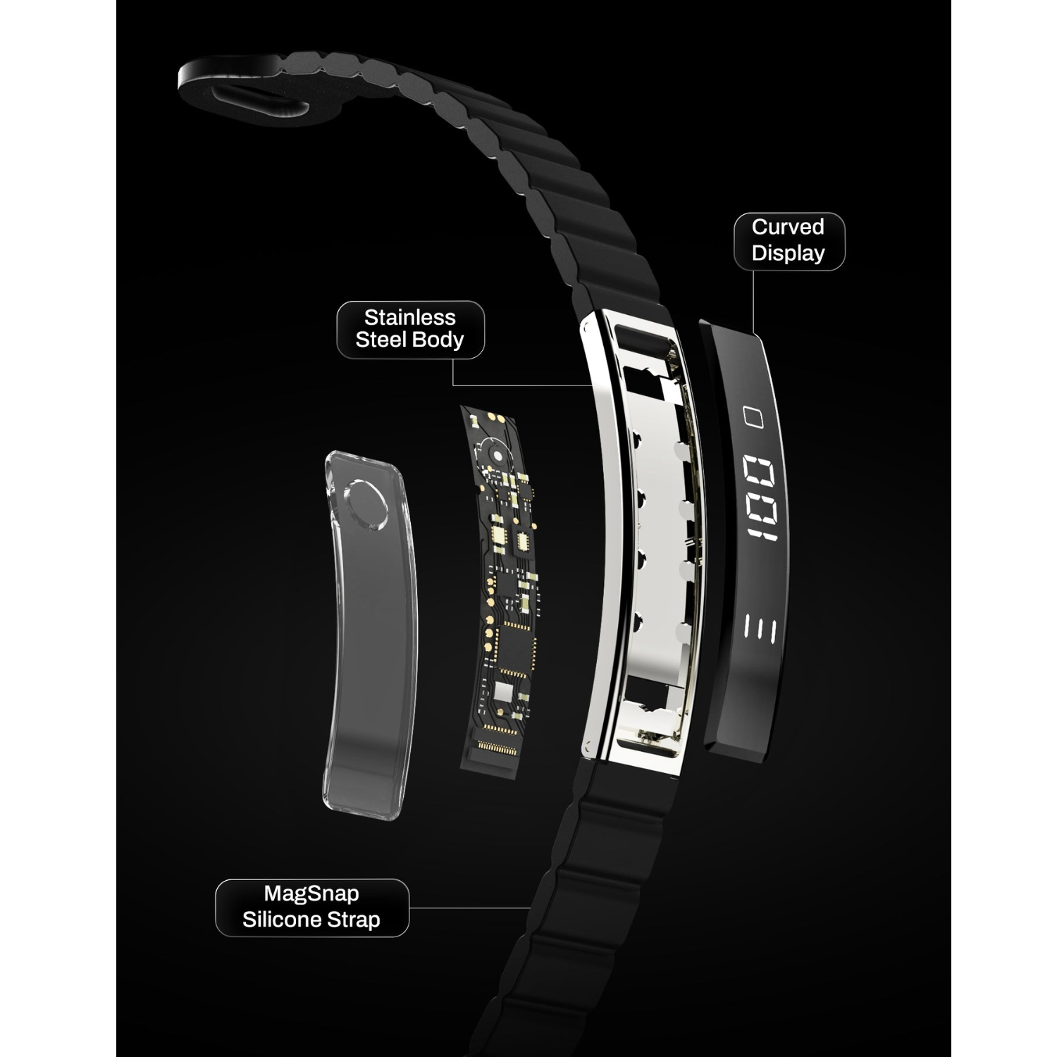 Smart Bracelet with iOS and Android App - WHOOP Alternative for Gifting