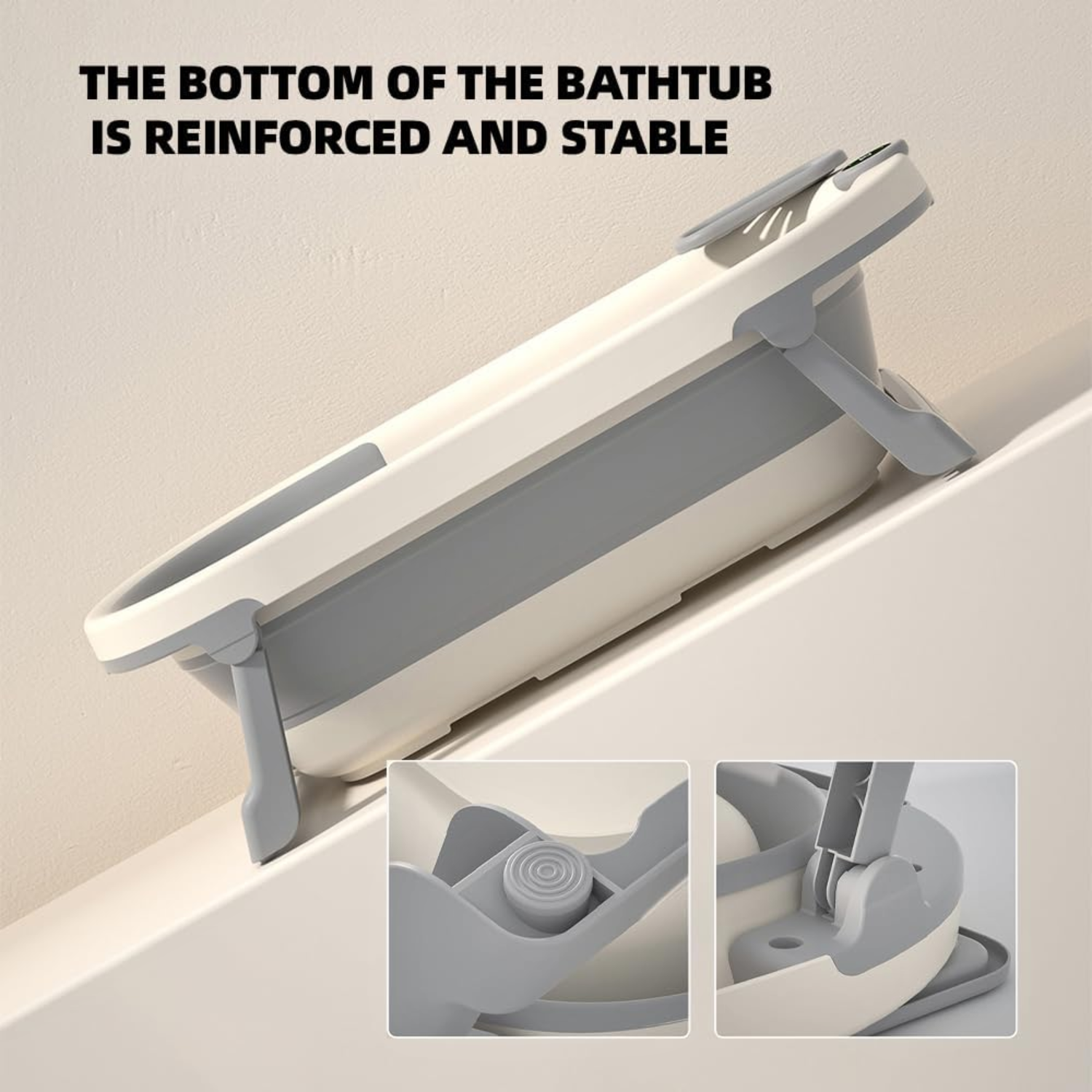 5 IN 1 Folding Baby Bathtub Set with Washbasin, Bucket and Water Ladle
