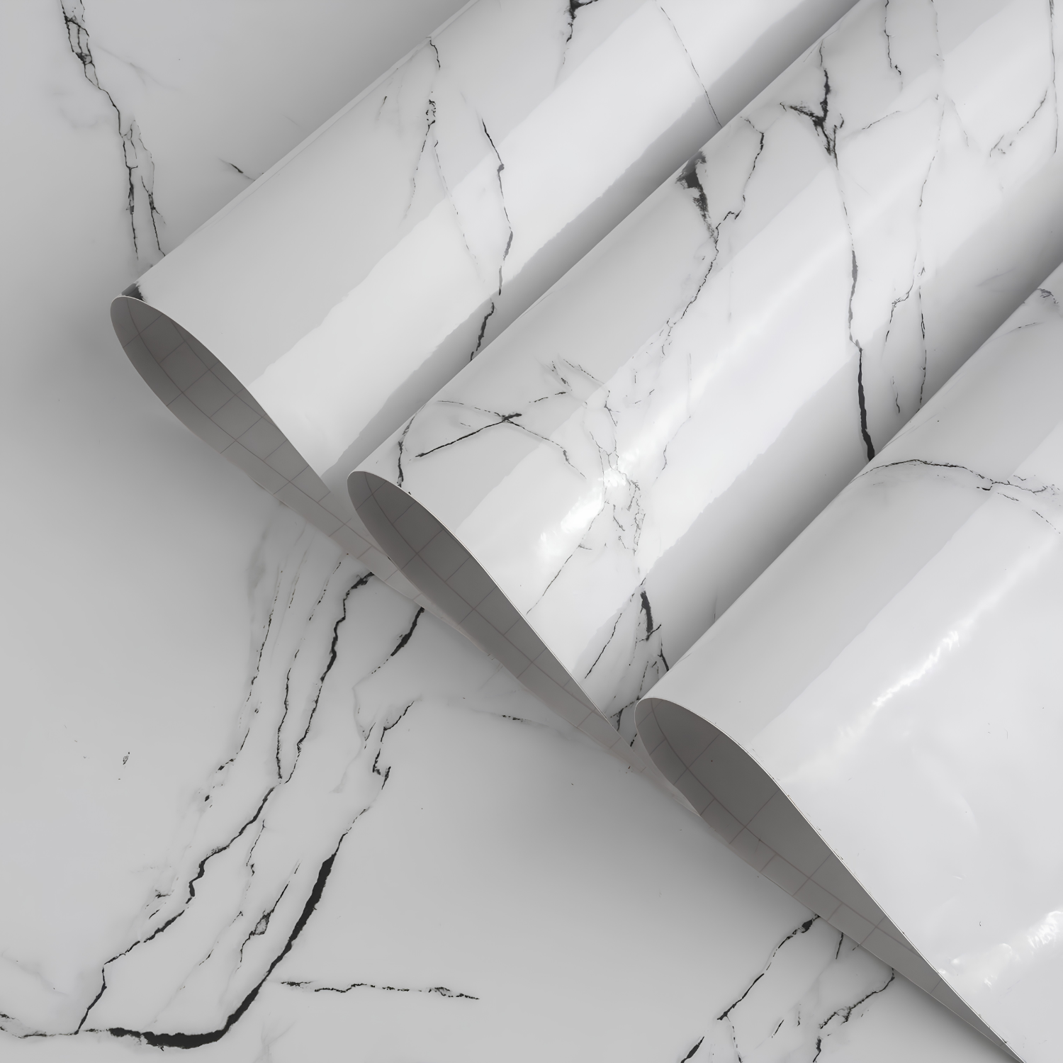 Self Adhesive Waterproof PVC Wallpaper Sticker for Kitchen, Cupboard, Storage Shelves and Table