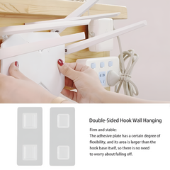 Wall Mounted Transparent Sticky Double Sided Adhesive Hooks
