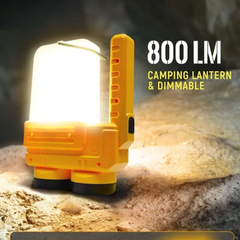 3 IN 1 Multifunctional Rechargeable Camping Lantern with Flashlight
