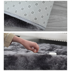 Ultra Soft Fluffy Indoor Rug Plush Carpet for Bedroom and Living Room 160 × 230 cm