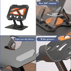360° Rotating Adjustable Desktop Tablet Holder Stand