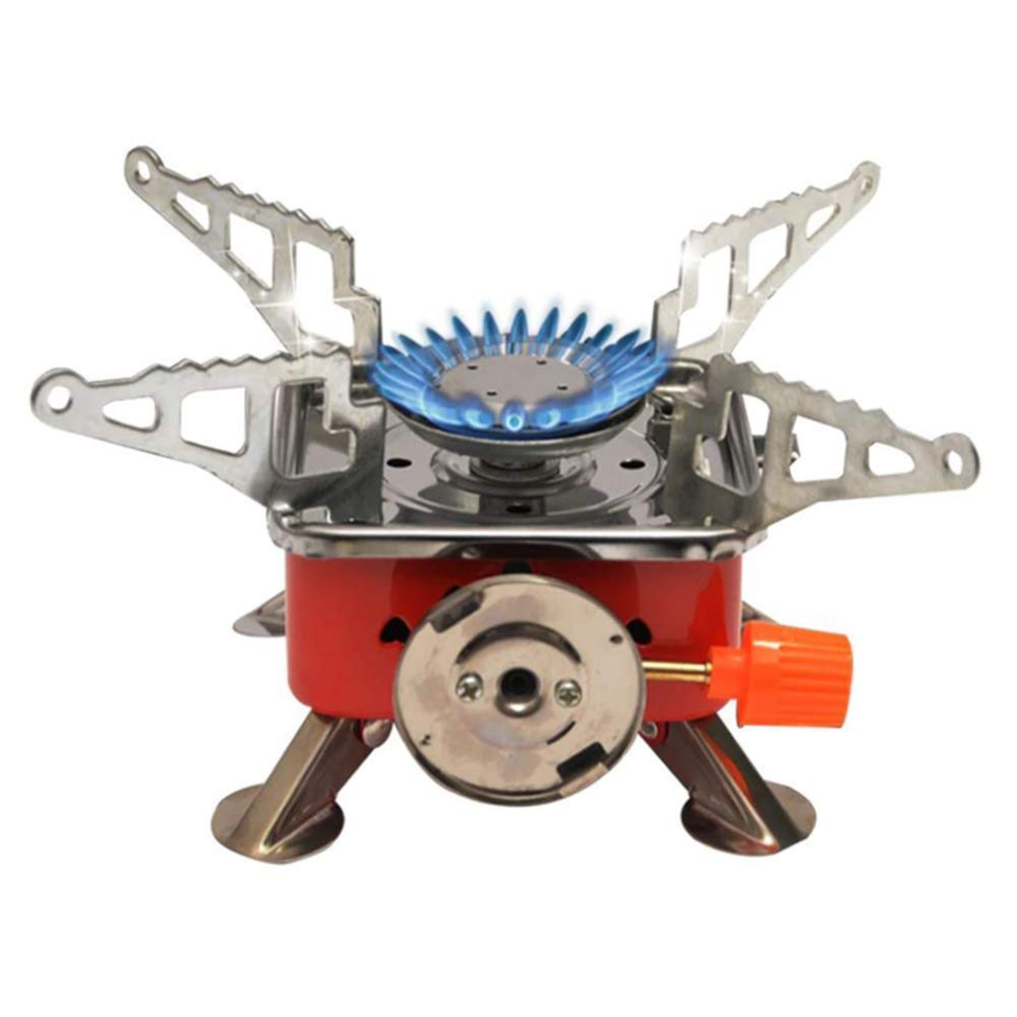 Portable Mini Folding Card Type Gas Stove for Camping and Picnic
