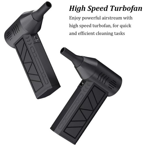 Cordless Air Duster, Handheld Turbo Fan With Brushless Motor, Mini Jet Fan