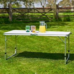 Mini Folding Aluminium Table for Outdoor, Picnic, Camping, Beach, Backyard