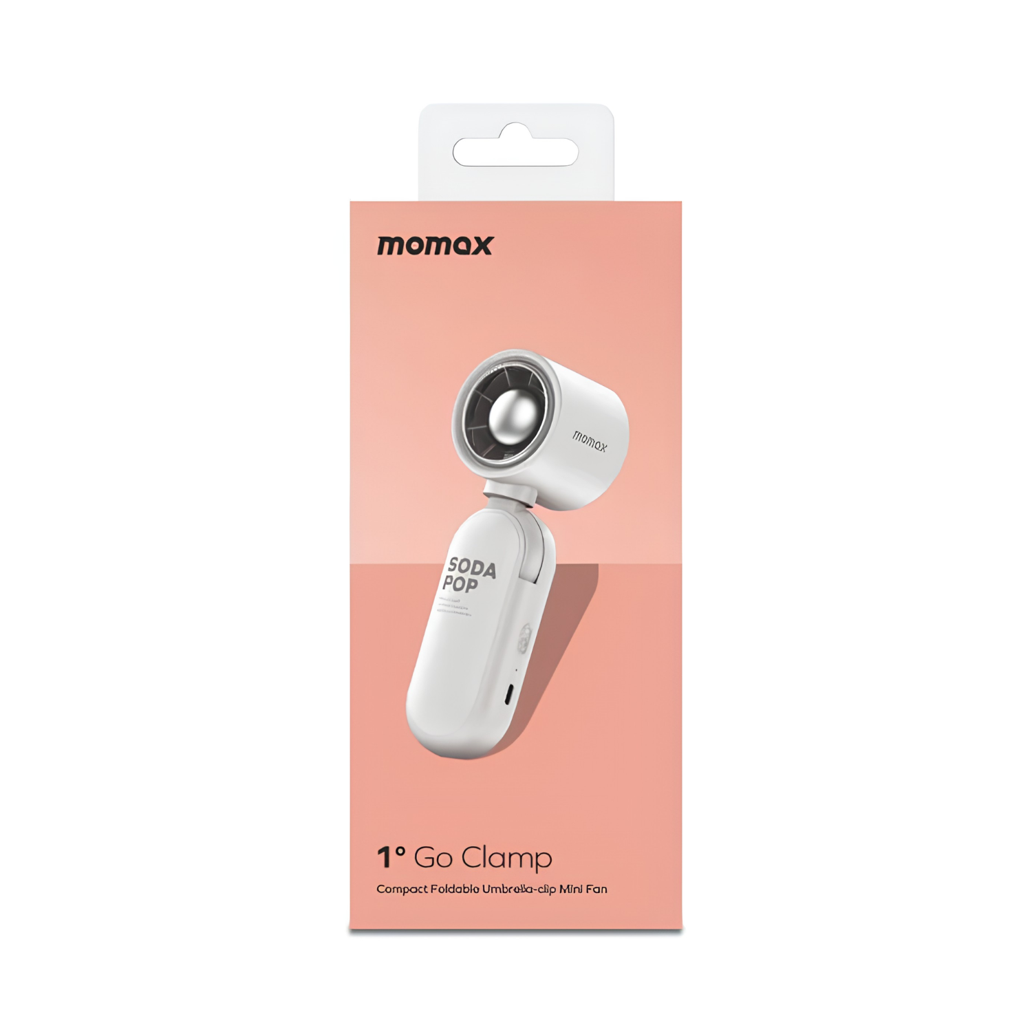 Momax 1° Go Clamp Compact Foldable Umbrella Clip Mini Fan
