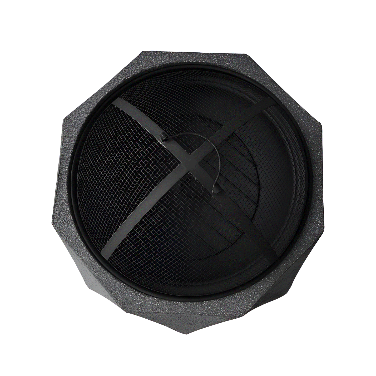 Multifunctional Outdoor Charcoal Grill Fire Pit 61 x 61 x 42 cm