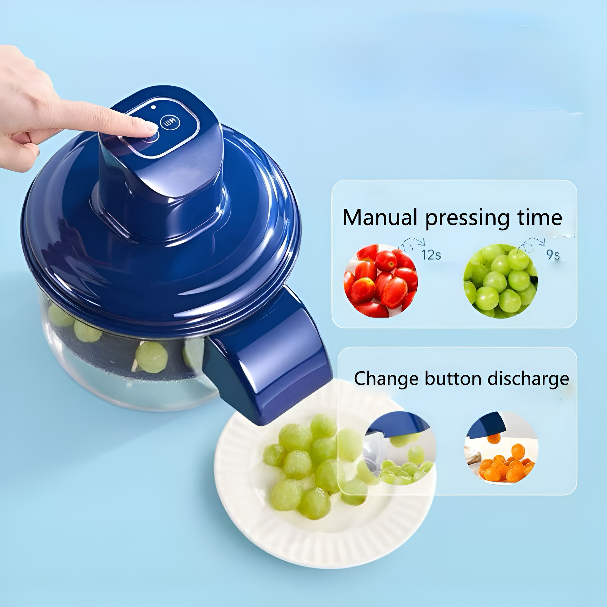 Portable Electric Garlic Skin Remover, Fruits Peeler Machine