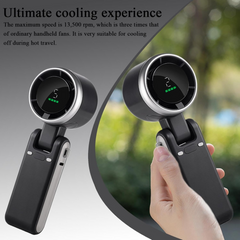 Portable Handheld Mini Fan, USB Rechargeable 5 Speed Personal Folding Fan