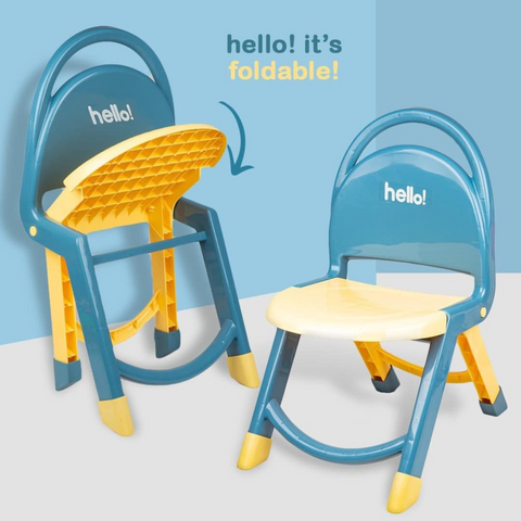 Foldable Kindergarten Study Chair for Kids