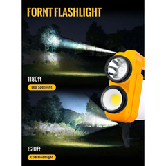 3 IN 1 Multifunctional Rechargeable Camping Lantern with Flashlight