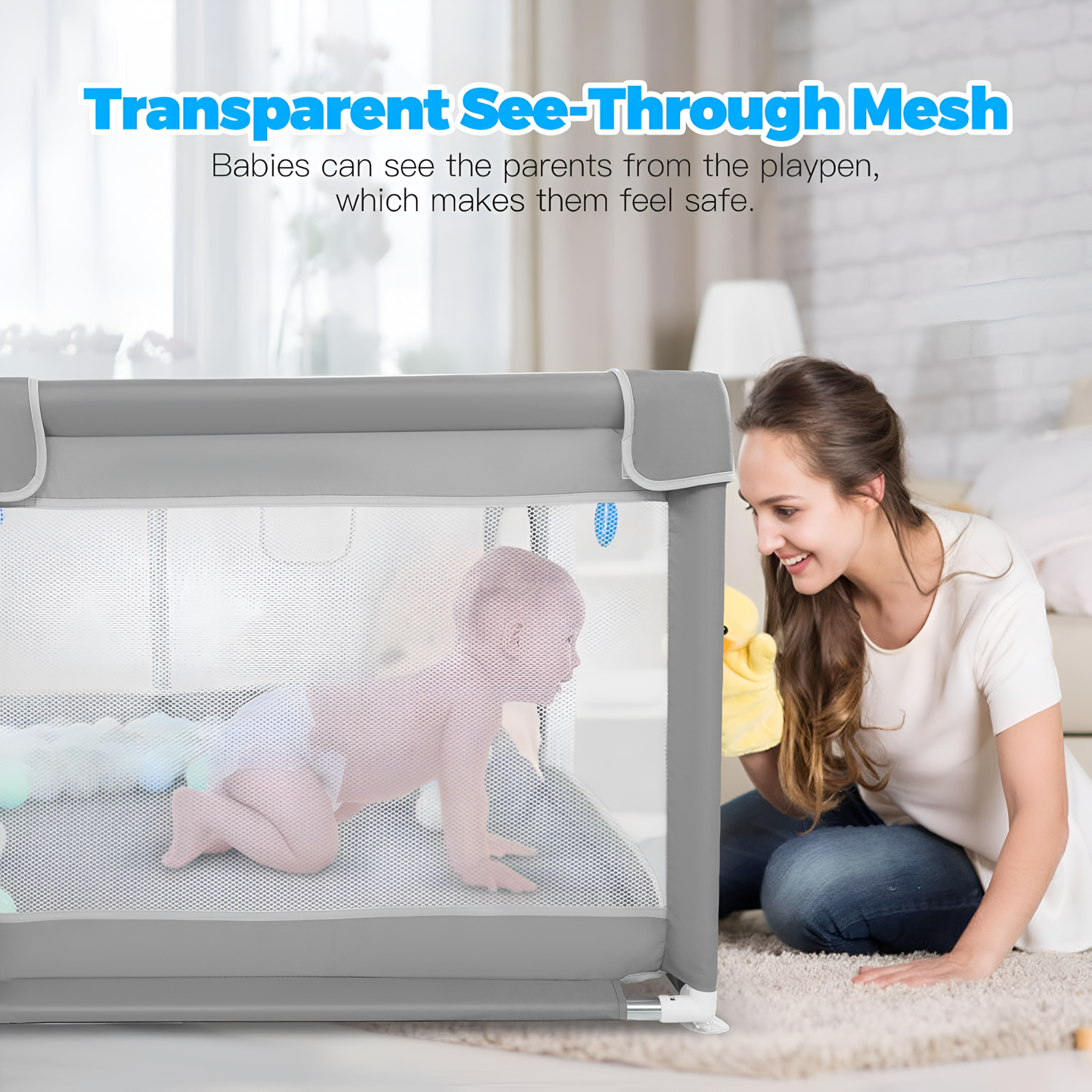 Playpen for Babies 180 x 200 cm