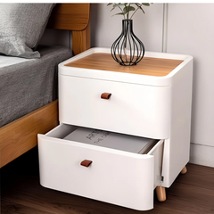 Modern Bedroom Chest of Drawers, Bedside Storage Shelves for Home