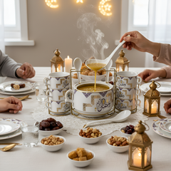 15 Pcs Ramadan Special Soup Set with Stand