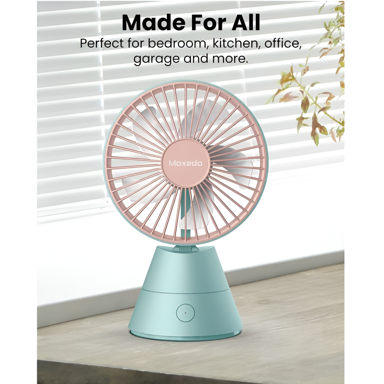 Moxedo Rechargeable Desktop Mini Portable Fan
