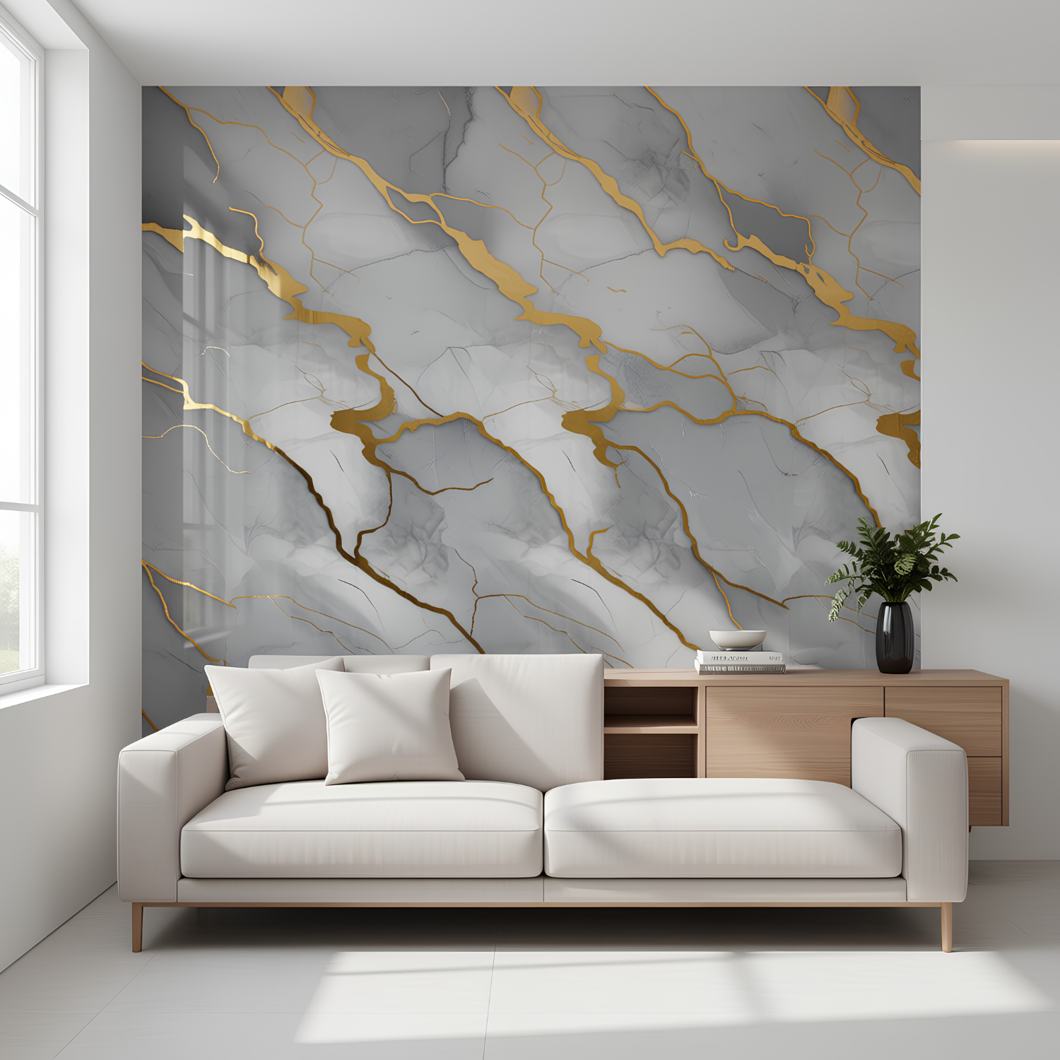 Self Adhesive Waterproof PVC Wallpaper Sticker for Kitchen, Cupboard, Storage Shelves and Table
