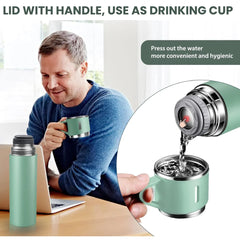 500ml 3in1 Stainless Steel Vacuum Flask Bottle Cup Set [BEST FOR GIFT]