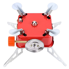 Portable Mini Folding Card Type Gas Stove for Camping and Picnic
