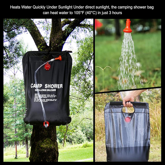 5 Gallon / 20 Liter Portable Camping Shower Bag