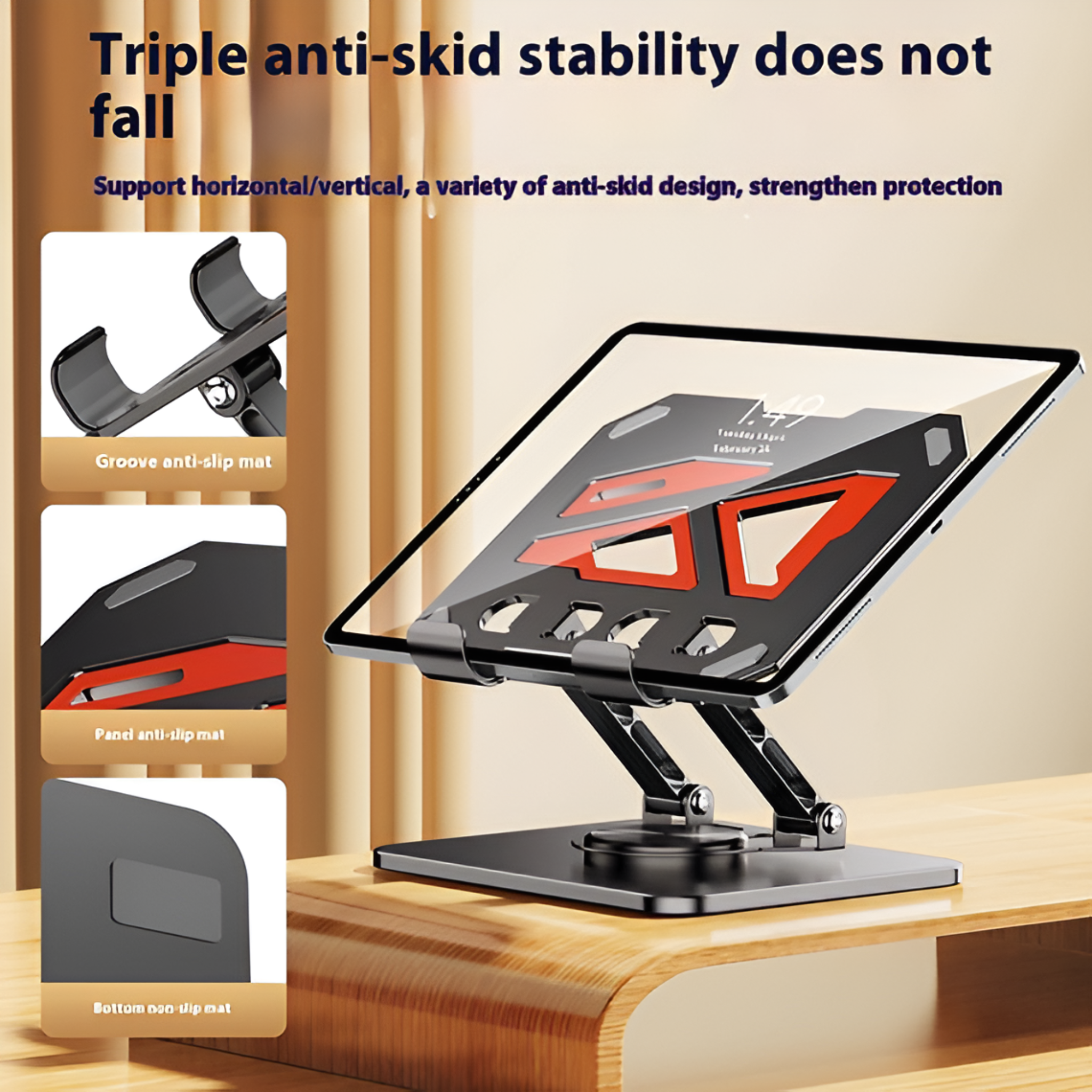 360° Rotating Adjustable Desktop Tablet Holder Stand