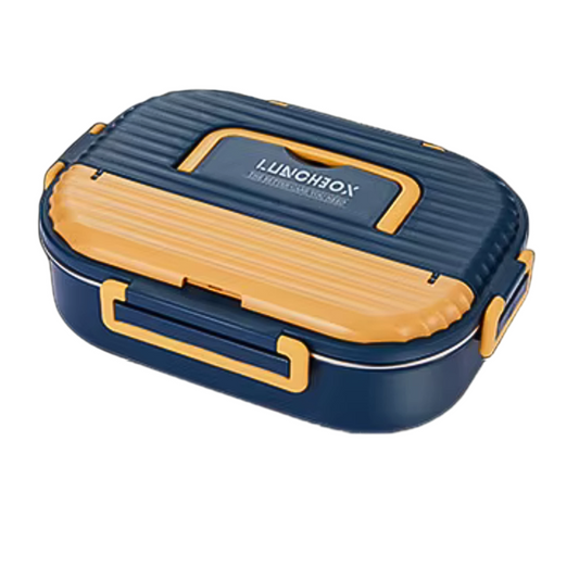 Portable Leakproof Stainless Steel Four Grid Lunch Box