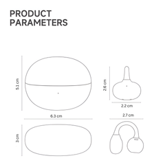 Smartbarry H66 Clip-On TWS Wireless Earphones