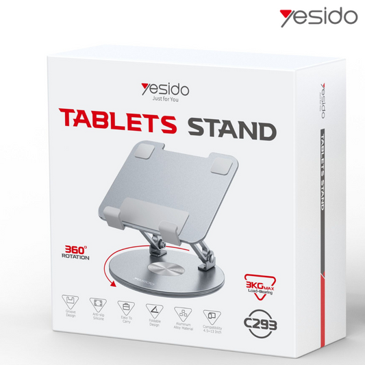 360° Rotation Aluminium Alloy Tablet Holder Stand  - Yesido C293