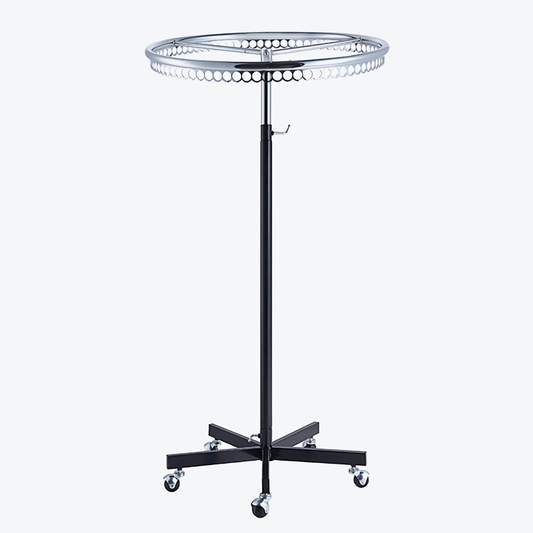 360° Circular Clothes Hanger, Garment Display Rack for Boutiques and Shops
