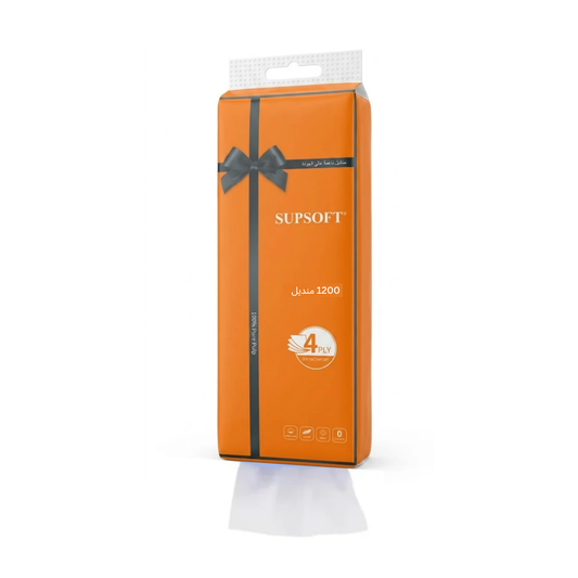 Supsoft 4x Ply Wall Hanging Tissue Paper 1200 Pcs Pack