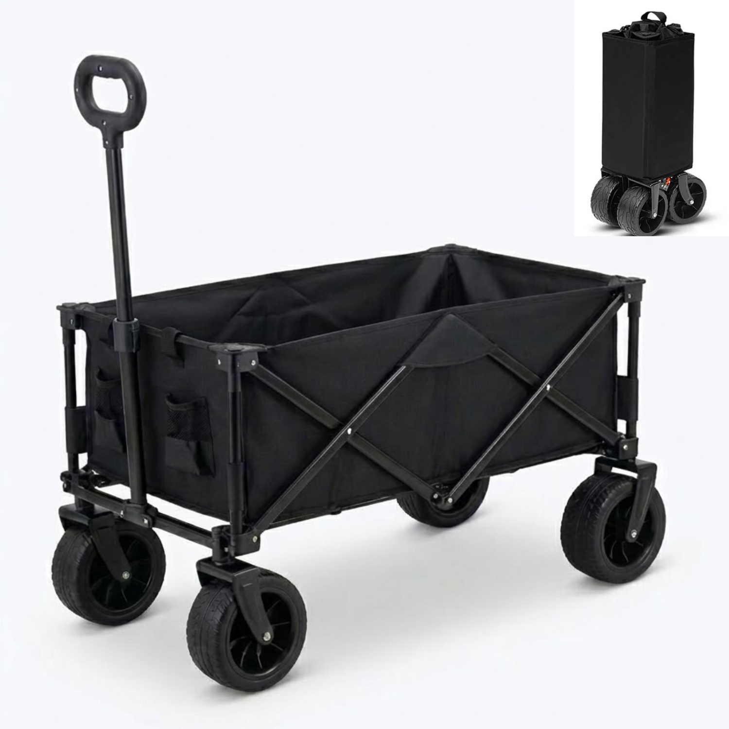 Heavy Duty Folding Wagon Trolley 150Kg Load Capacity SAHTA01