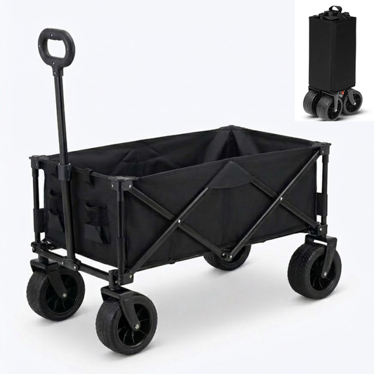 Heavy Duty Folding Wagon Trolley 150Kg Load Capacity SAHTA01