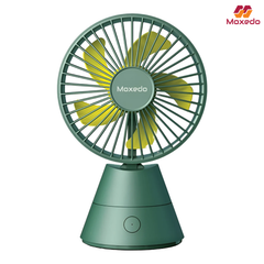 Moxedo Rechargeable Desktop Mini Portable Fan Green